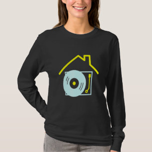 Camiseta Deejay I Love House Music - House Music Dj Turntab