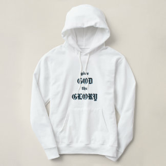 Camiseta Deem a Deus a glória do capuz justificado das mulh