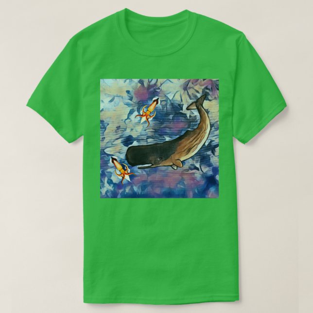 Camiseta Deep Blue Sea (Frente do Design)