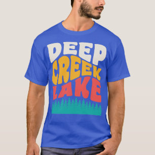 Camiseta Deep Creek Lake State Park Maryland Vintage Typogr