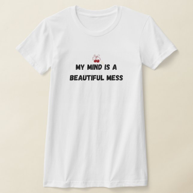 Camiseta Deep Quote T‑Shirt for Women – Minimal Typography  (Postura )