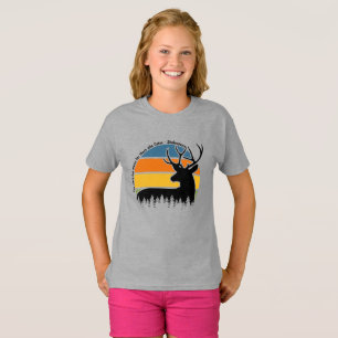 Camiseta Deer Buck A Terra Tem Música Para Aqueles Que Ouv