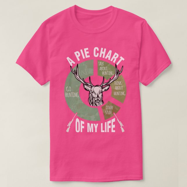 Camiseta Deer Caçando Um Gráfico Da Minha Caçadora (Frente do Design)