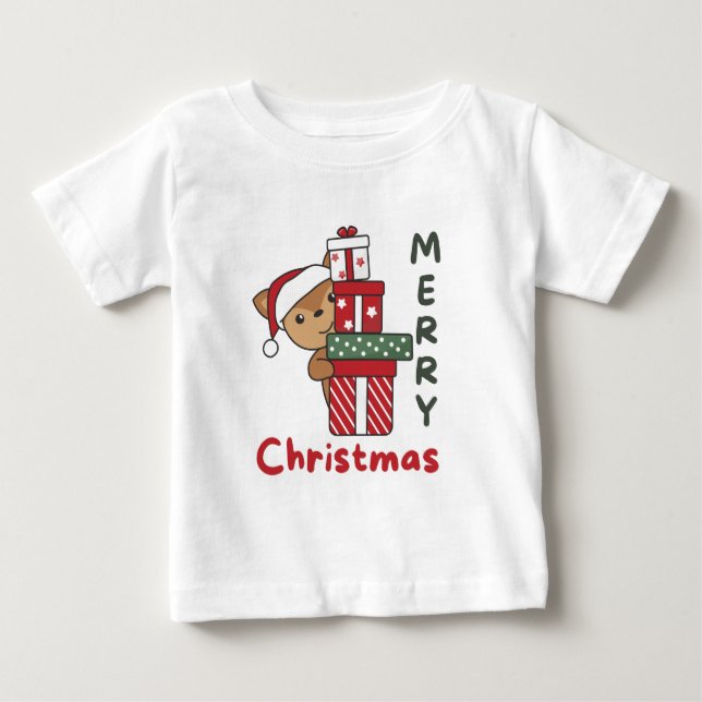 Camiseta Deer Christmas Gift Winter Animals Deer (Frente)