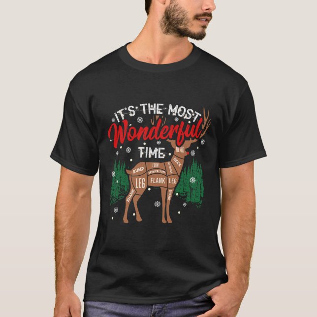 Camiseta Deer Churrasco Funny Grieling Churrasco Pitmaster  (Frente)