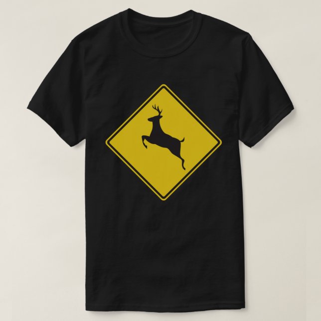 Camiseta Deer Crossing (Frente do Design)