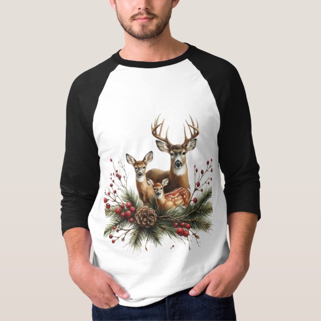 Camiseta Deer Family  (Frente)