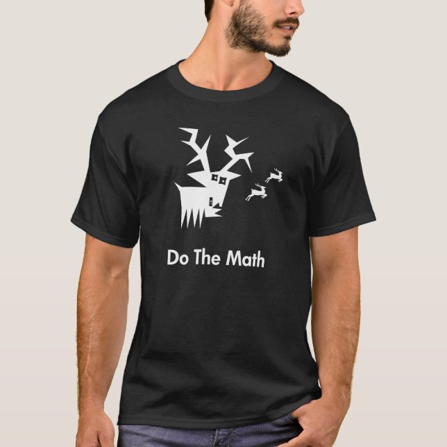 Camiseta Deer Faz A Matemática (Frente)
