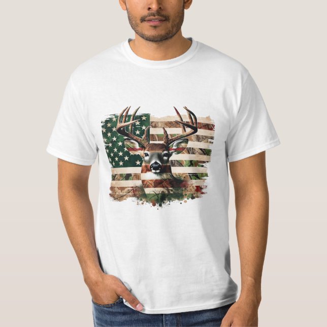 Camiseta Deer Flag (Frente)