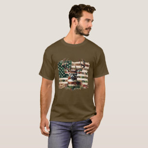 Camiseta Deer Flag