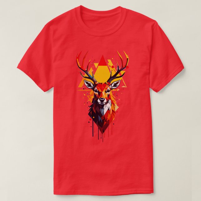 Camiseta Deer Head (Frente do Design)