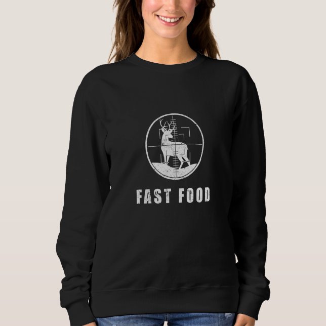 Camiseta Deer Hunter Fast Comida Season Fast Comida Hu (Frente)