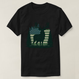 Camiseta Deer Hunter Hunter US Flag Long Sleeve
