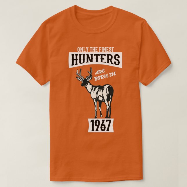 Camiseta Deer Hunter Hunting 53th Birthday Gift (Frente do Design)