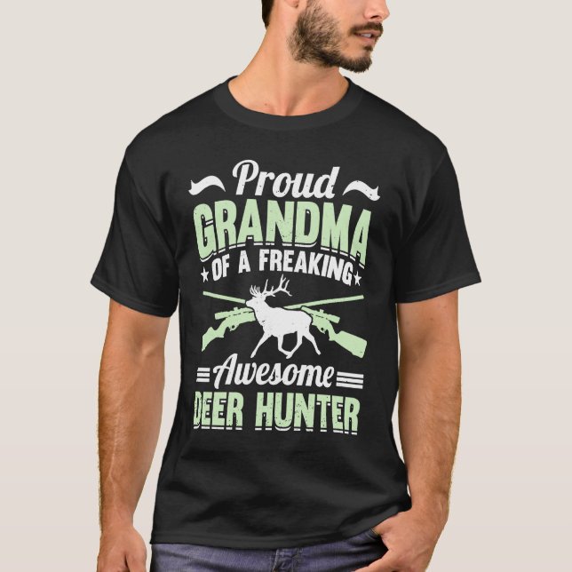 Camiseta Deer Hunter Season Avó Huntsman Gr (Frente)