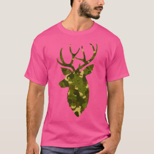 Camiseta Deer Hunter Tree Camouflage Deer Hunting Men