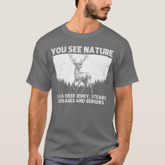 Camiseta Deer Hunting Art for Men Women Wildlife Hunter Dee