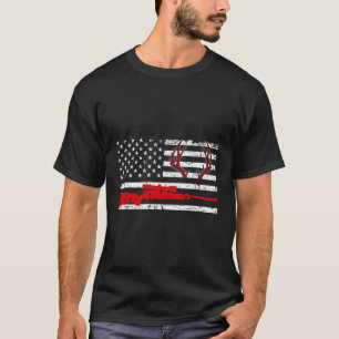 Camiseta Deer Hunting Dons American Flag Usa Flag Husband
