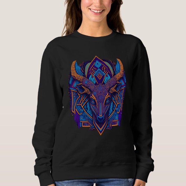 Camiseta deer Mandala Style Graphic (Frente)