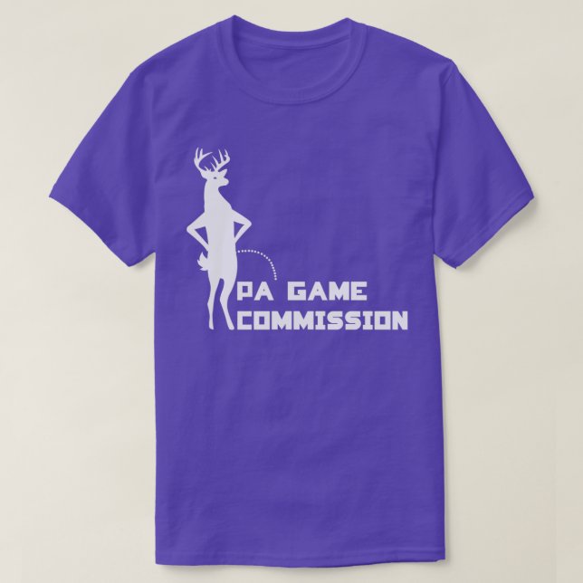 Camiseta Deer mijando na comissão PA Game (Frente do Design)