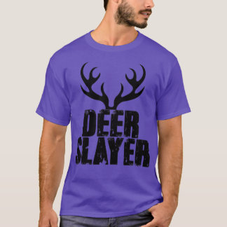 Camiseta Deer Slayer Hunter Buck, Assassino Caça Fora