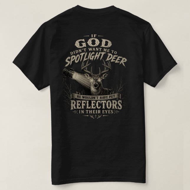 Camiseta Deer Spotlighting  (Verso do Design)