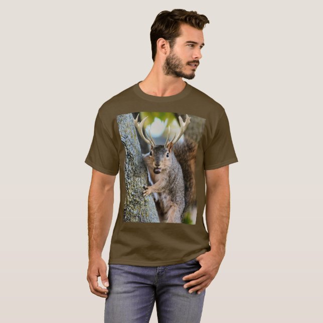 Camiseta Deer Squirrelly (Frente Completa)