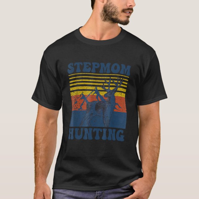 Camiseta Deer Stepman caçando Vintage Stepman caçando Sayi (Frente)
