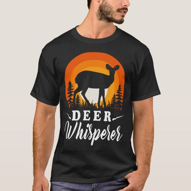 Camiseta Deer Whisperer Deer Hunting (Frente)