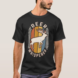 Camiseta Deer Whisperer Vintage Refiro Clássico Amor Animal