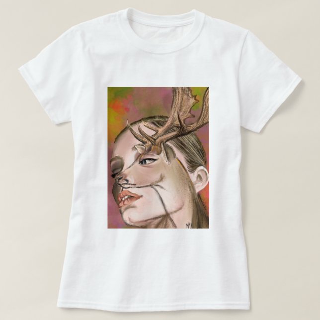 Camiseta Deer Woman (Frente do Design)