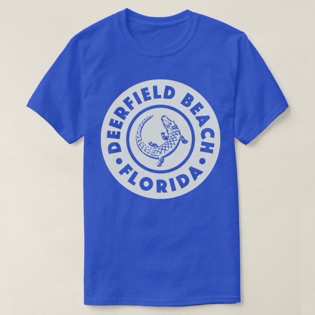 Camiseta Deerfield Beach Circle Tan (Frente do Design)