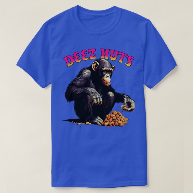 Camiseta Deez Loucos Chimpanzee (Frente do Design)