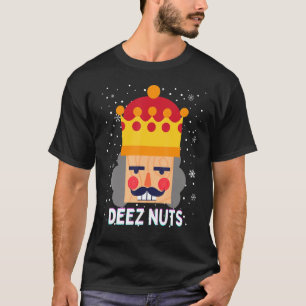 Camiseta Deez Loucos Meme Nutcracker Engraçado Natal Pajama