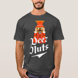 Camiseta Deez Loucos Nutcracker Engraçado Pijamas de Natal