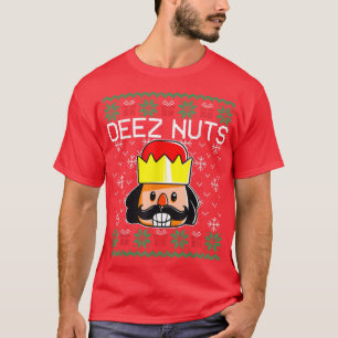Camiseta Deez Loucos Nutcracker Feio Docinho De Natal Engra