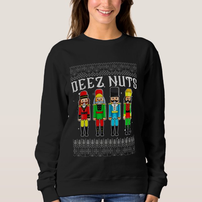 Camiseta Deez Loucos Nutcracker Feio Docinho De Natal Engra (Frente)