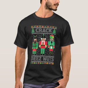 Camiseta Deez Loucos Nutcracker Mostra Sw de Natal Engraçad