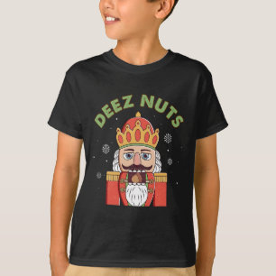 Camiseta Deez Loucos Nutcracker Nuts Men Festa de Natal P