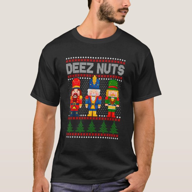 Camiseta Deez Loucos Nutcracker Shirt Men Mulheres Engraçad (Frente)