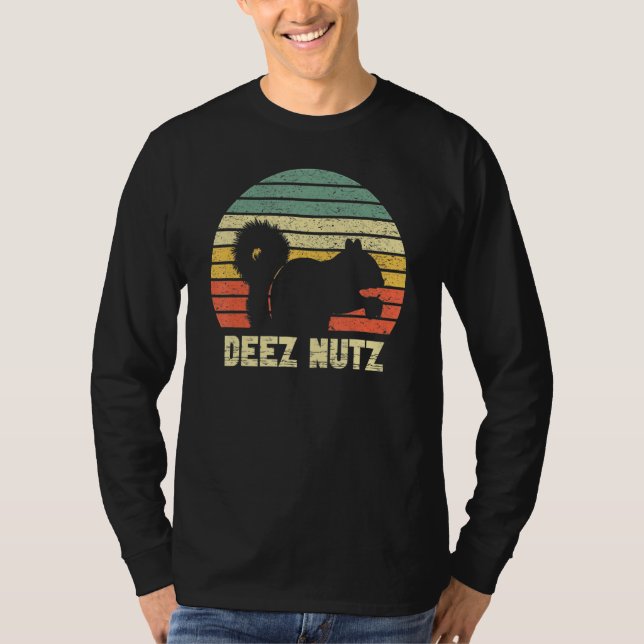 Camiseta Deez Loucos Nutcracker Squirrel Deez Nutz Deezs Nu (Frente)