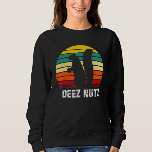 Camiseta Deez Loucos Nutcracker Xmas Pajama Funny Squirrel  (Frente)