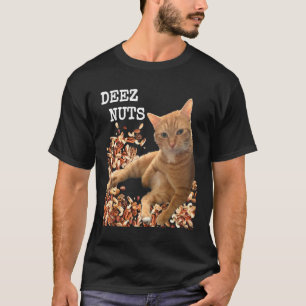 Camiseta Deez Loucos piada com Adorable cat e alguns mistos