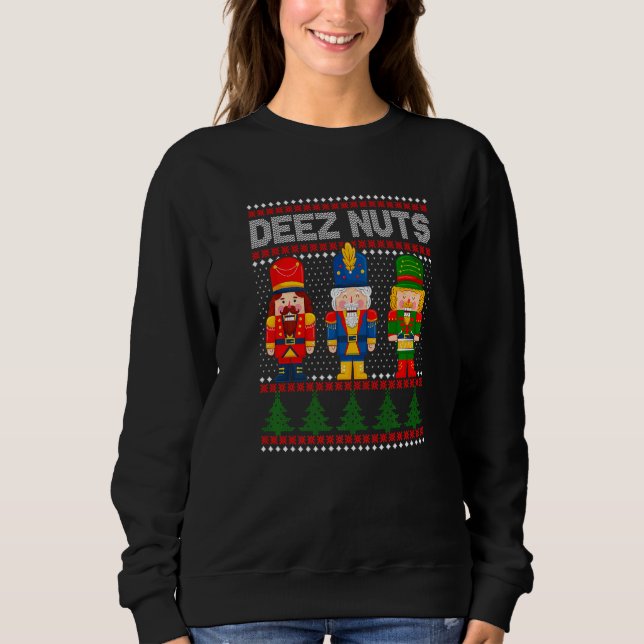 Camiseta Deez Nuts Nutcracker Shirt Men Women Funny Christm (Frente)