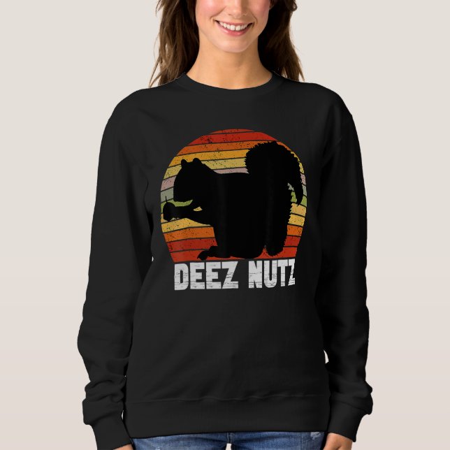 Camiseta Deez Nuts Quebra-Nozes Natal Pijama Engraçado Feio (Frente)
