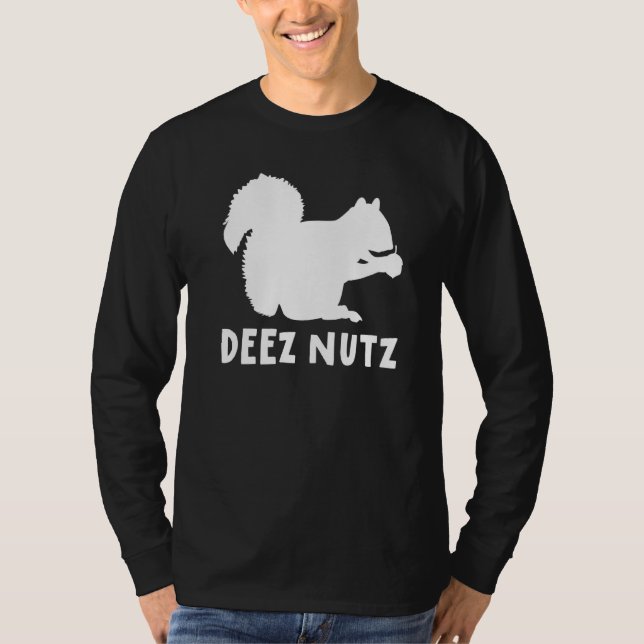 Camiseta Deez Nutz Christmas Gopher Dizendo Dees Nutz Ugly (Frente)