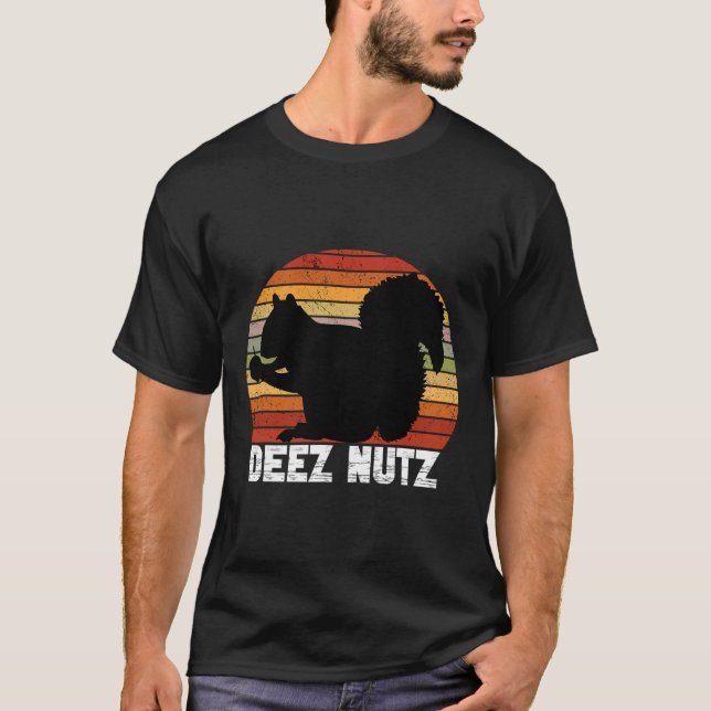 Camiseta Deez Nutz Nutcracker Squirrel Gopher Chipmunk Dees (Frente)