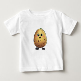 Camiseta Defeito de Batata de Cartoon de Corte
