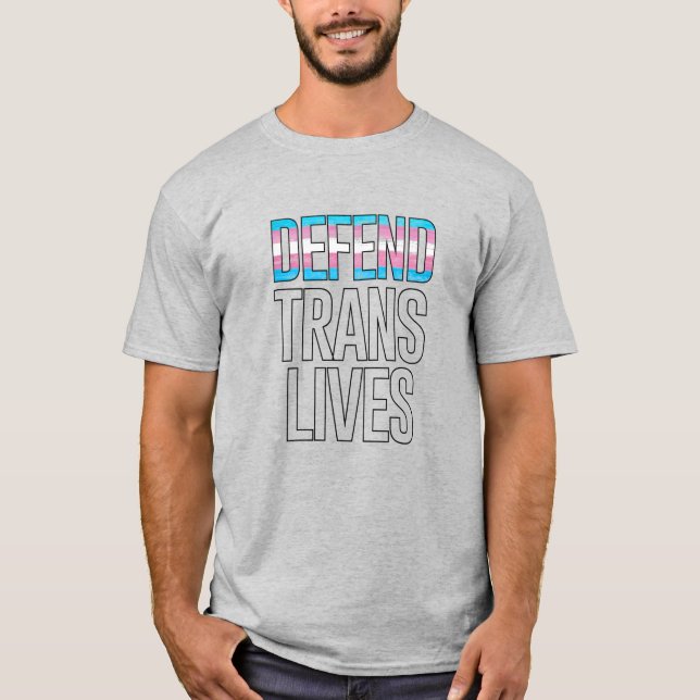 Camiseta Defend Trans Lives (Frente)