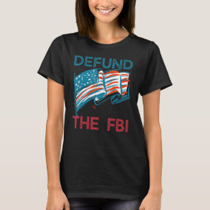 Camiseta Defenda A Bandeira Americana Do FBI